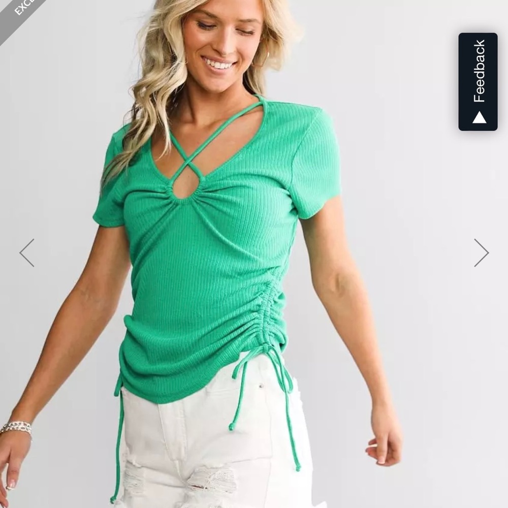 Top from buckle